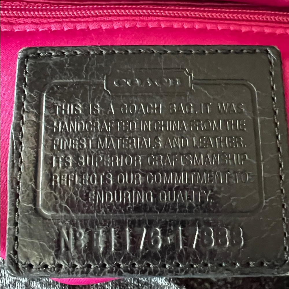 Coach Poppy Pushlock Satchel - Picture 3 of 16